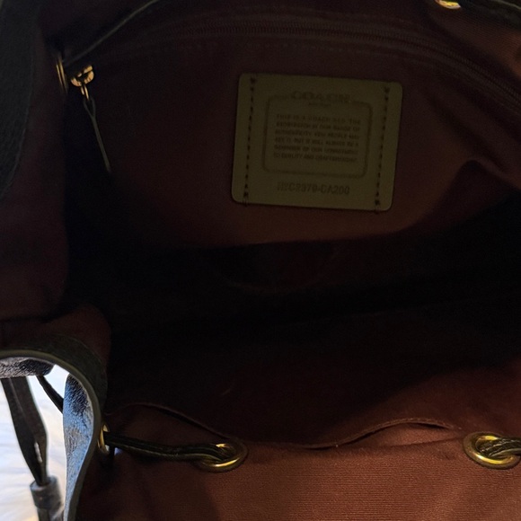 Coach Black Leather Bag - Andy - Embossed Horses & Carriage - Picture 9 of 10